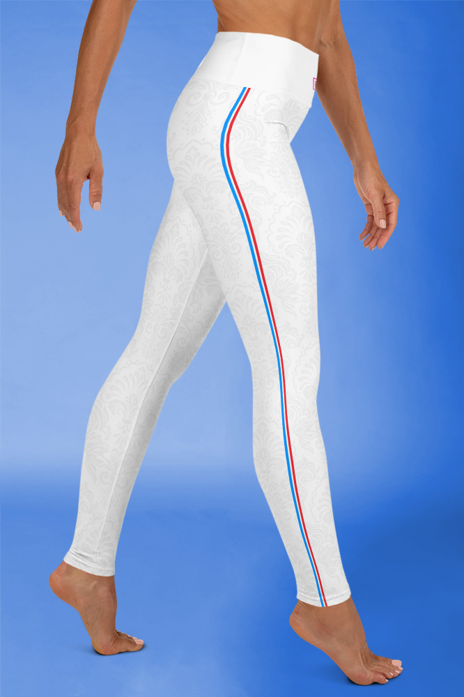 French Touch | White Sideband Leggings
