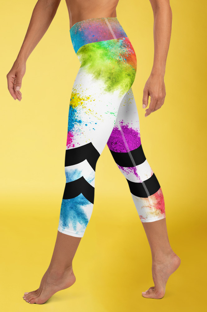 Pop Colors | Colorful Capri Leggings
